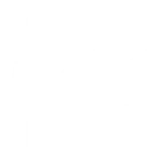 simple illustration of a factory with a chimney emitting smoke and a building with windows, drawn in white on a light gray background.